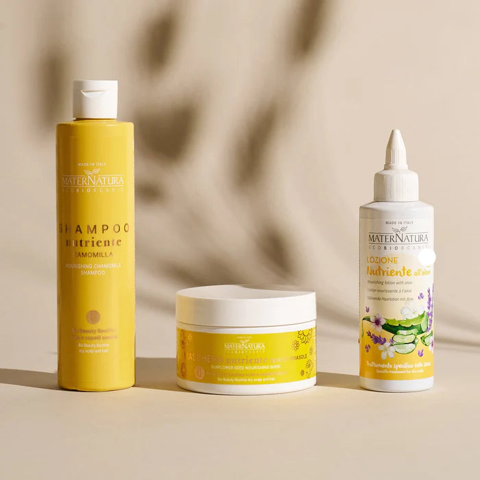 Rutina de belleza natural para cuero cabelludo y cabello seco