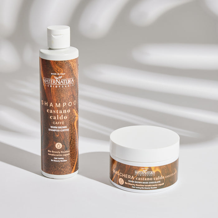 Mascarilla castaño cálido Café