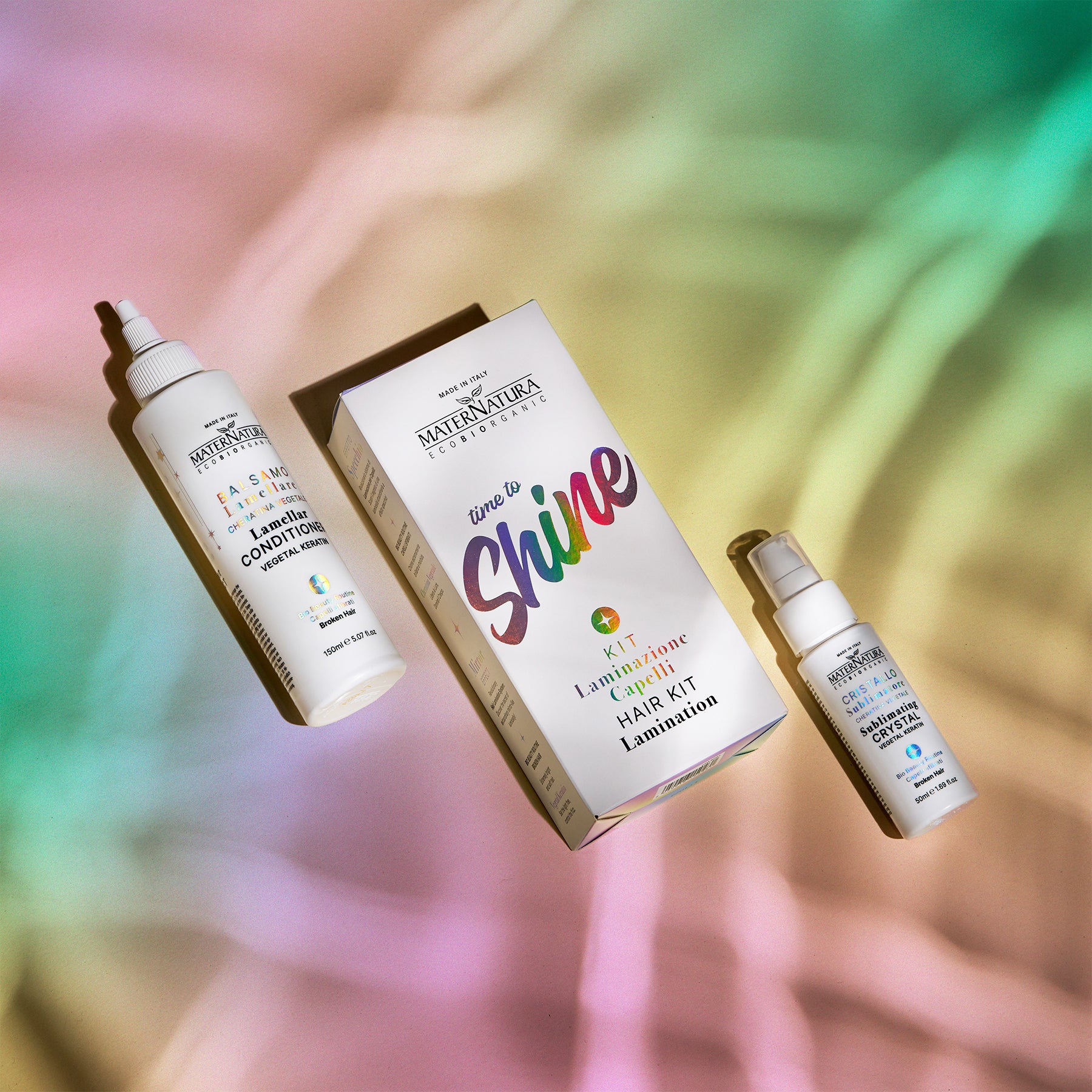 Kit de laminación capilar para cabello dañado con queratina vegetal