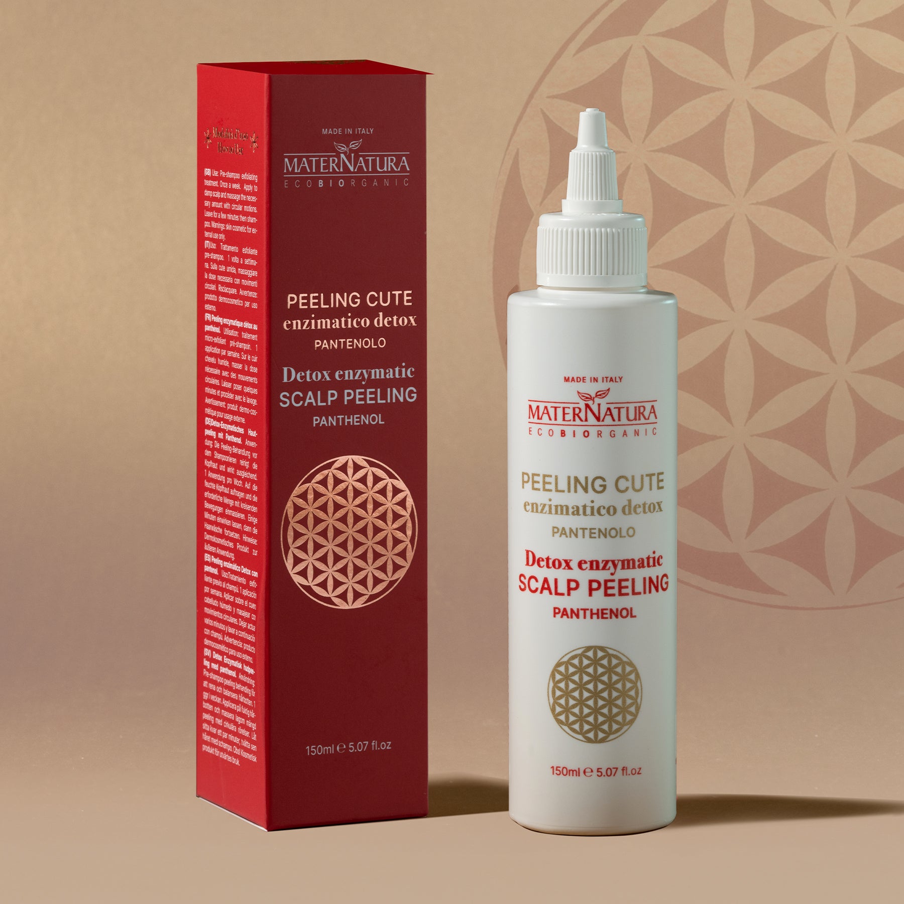 Peeling enzimático Antioxidante antiedad para la piel con pantenol