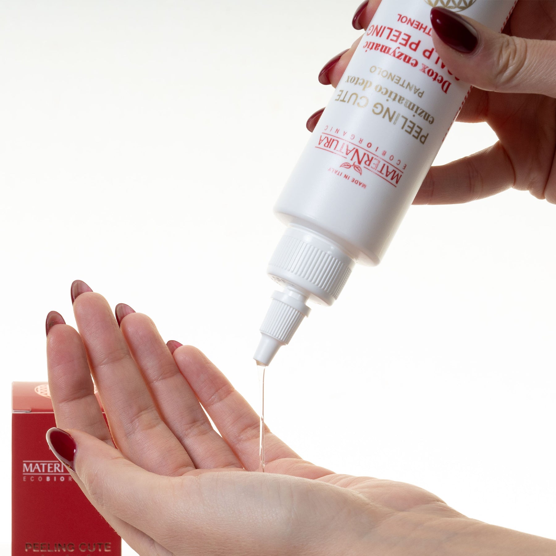 Peeling enzimático Antioxidante antiedad para la piel con pantenol